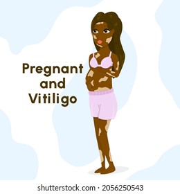 Pregnant African-American woman diagnosed with vitiligo