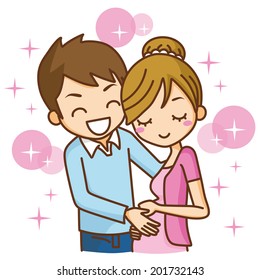 Pregnant couple