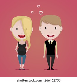 pregnant couple