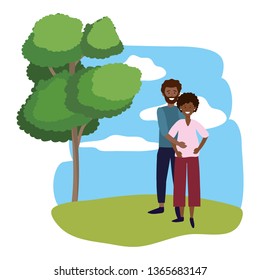 pregnant couple avatar