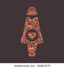 pregnant icon