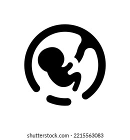 Pregnant icon (Simple vector illustration)