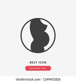 pregnant icon vector