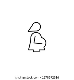 pregnant icon vector