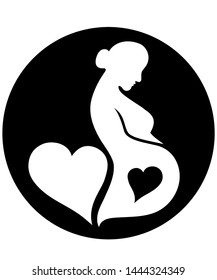 
Pregnant Icon vector symbol icon