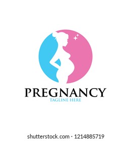 pregnant logo concept