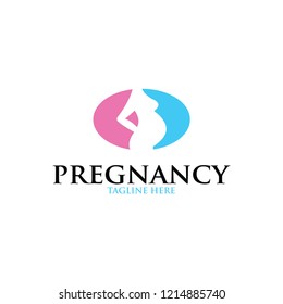 pregnant logo concept