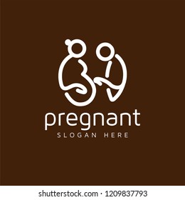 Pregnant logo Logo Design Element. logo Vector Template