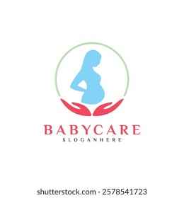 Pregnant Logo Design Template Design Vector