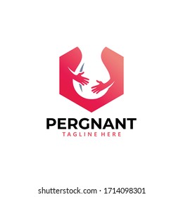 Pregnant Logo Icon Vector Isolated