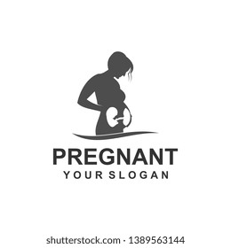 PREGNANT LOGO TEMPLATE DESIGN VECTOR