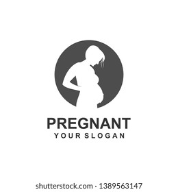 PREGNANT LOGO TEMPLATE DESIGN VECTOR