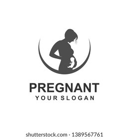 PREGNANT LOGO TEMPLATE DESIGN VECTOR