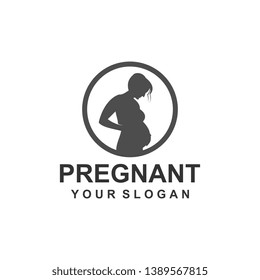 PREGNANT LOGO TEMPLATE DESIGN VECTOR