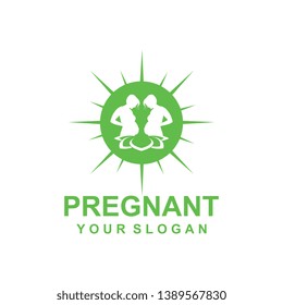 PREGNANT LOGO TEMPLATE DESIGN VECTOR
