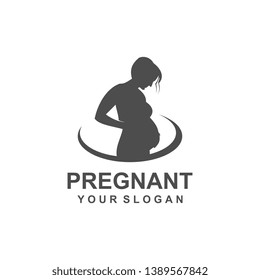 PREGNANT LOGO TEMPLATE DESIGN VECTOR