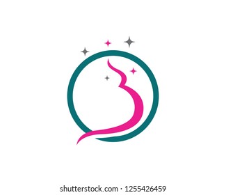 Pregnant logo template vector icon illustration design