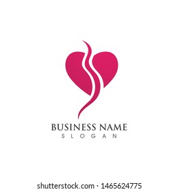 Pregnant logo template vector icon illustration design