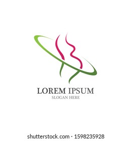 Pregnant logo template vector icon illustration design