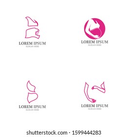 Pregnant logo template vector icon illustration design