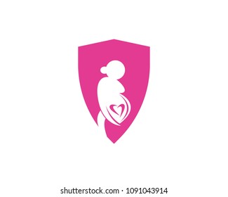 Pregnant logo vector 