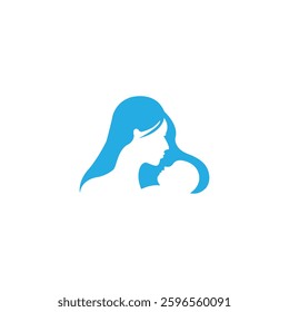 Pregnant logo vector. EPS 10. mom and baby logo, mother and children icon design, pregnancy logo, mother love logo design.
