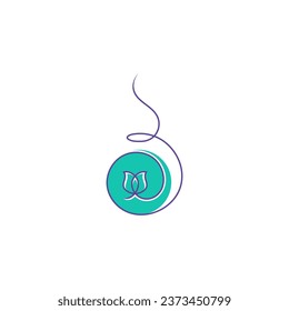Pregnant Logo Vector Icon Illustration Design