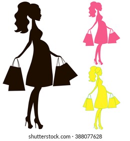 pregnant shopping