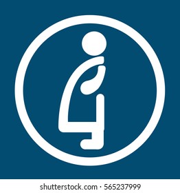 Pregnant Sign vector 