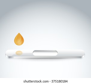 Pregnant test. vector illustration.