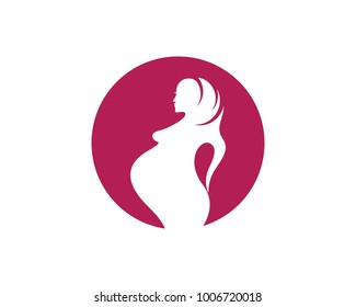 Pregnant vector icon