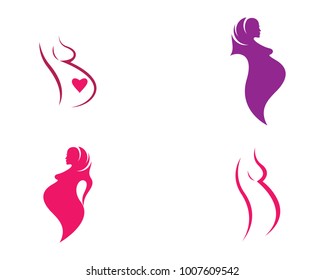 Pregnant vector icon