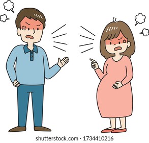 54 Woman Yelling At Her Husband Stock Vectors, Images & Vector Art |  Shutterstock
