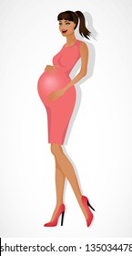 a pregnant woman