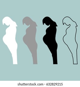 A pregnant woman