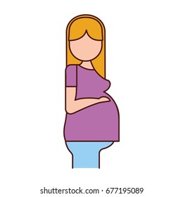 pregnant woman avatar character