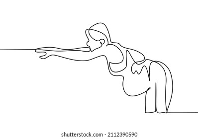 pregnant woman doing sports and exercise