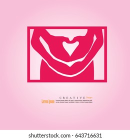 pregnant woman with her hands on her belly.vector illustration.
pregnant woman.vector illustration.