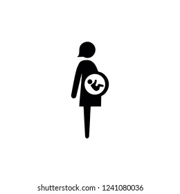 Pregnant woman icon