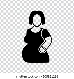 pregnant woman icon