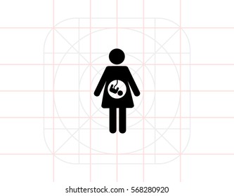 Pregnant Woman Icon