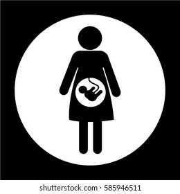 Pregnant Woman Icon