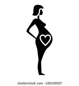 pregnant woman icon