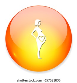 pregnant woman icon