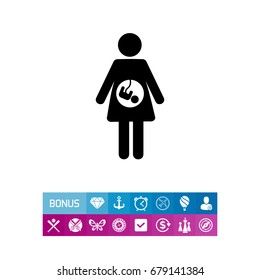 Pregnant Woman Icon