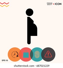 Pregnant Woman Icon