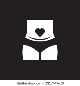 Pregnant woman icon. Simple element illustration. Pregnant woman symbol design from Pregnancy collection set. Can be used in web and mobile