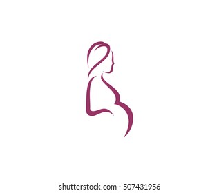 Pregnant woman logo