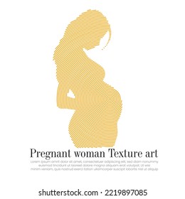 pregnant woman texture art, Vector woman drawing, Line art of a pregnant lady