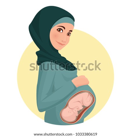 MUSLIM PREGNANT MOM AND d&period MUSLIM PREGNANT MOM AND d&period